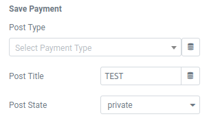 elementor form paypal action save