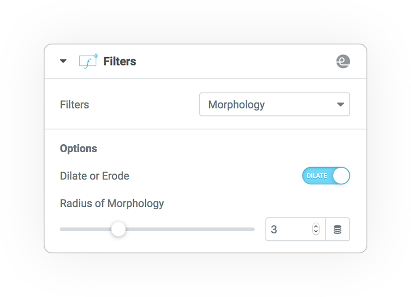 filters morphology