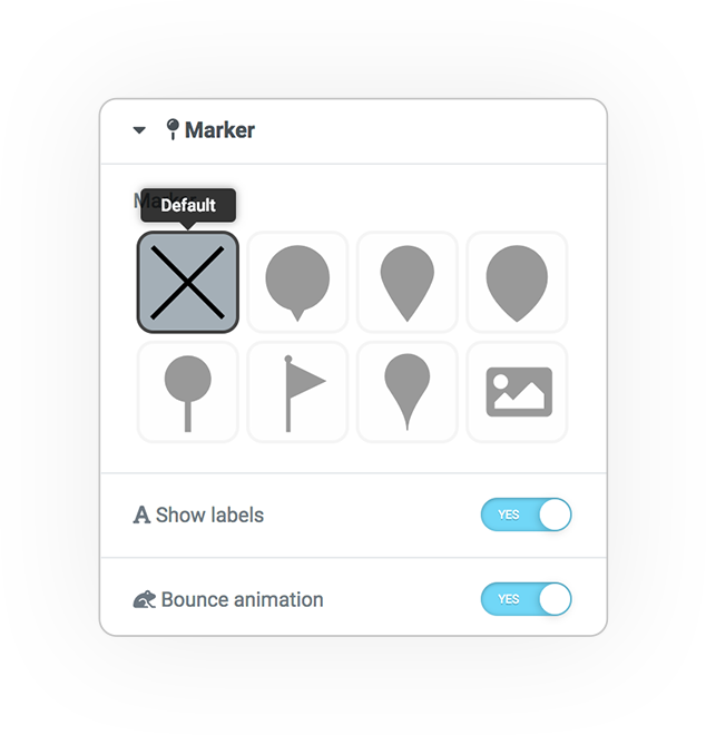 mapsLocator marker default