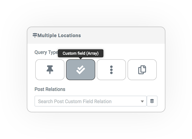 mapsLocator query CustomFieldsArrray