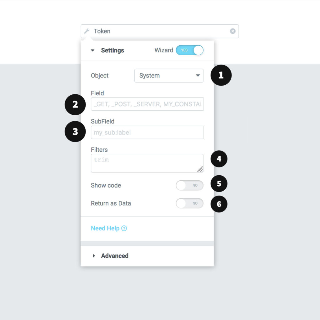 Dynamic Tag Token 10 token wizard system