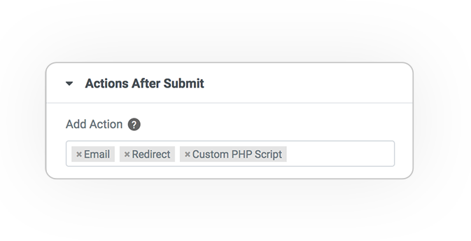 Pro Form ACTIONS Reorder STANDARD