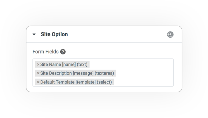 Pro Form ACTIONS Save options DATA