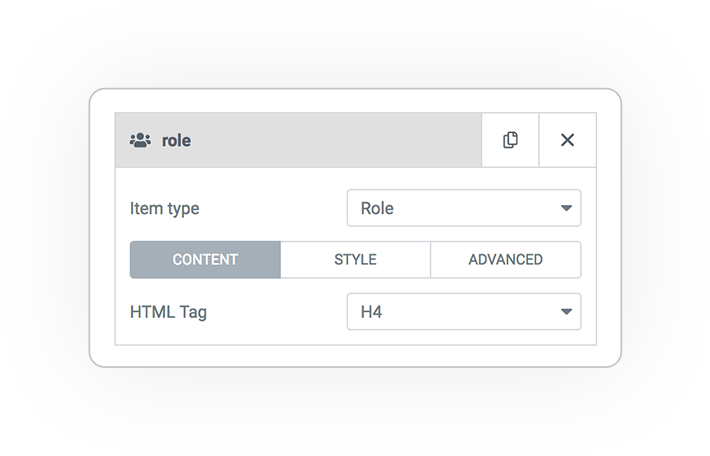 Query ITEMS role