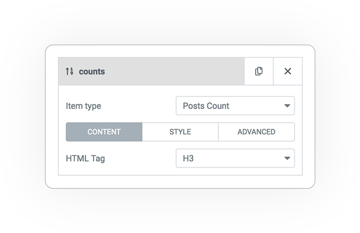 Query ITEMS counts