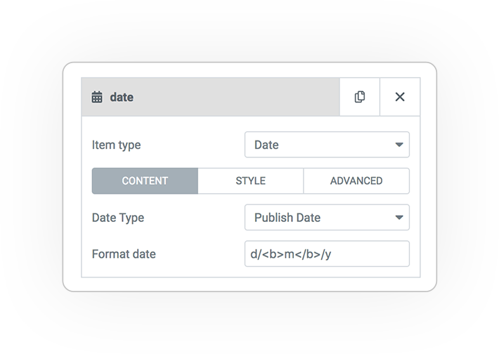 Query ITEMS date