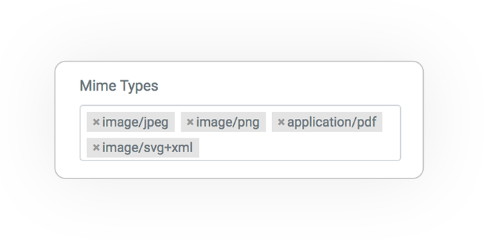 media query filter MIME TYPE