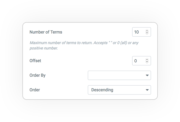 options terms
