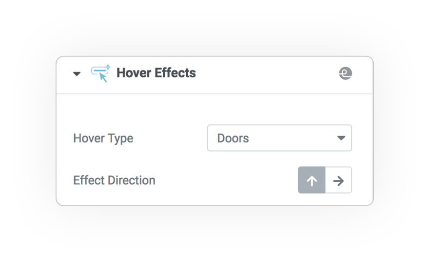 extended e hover button type doors