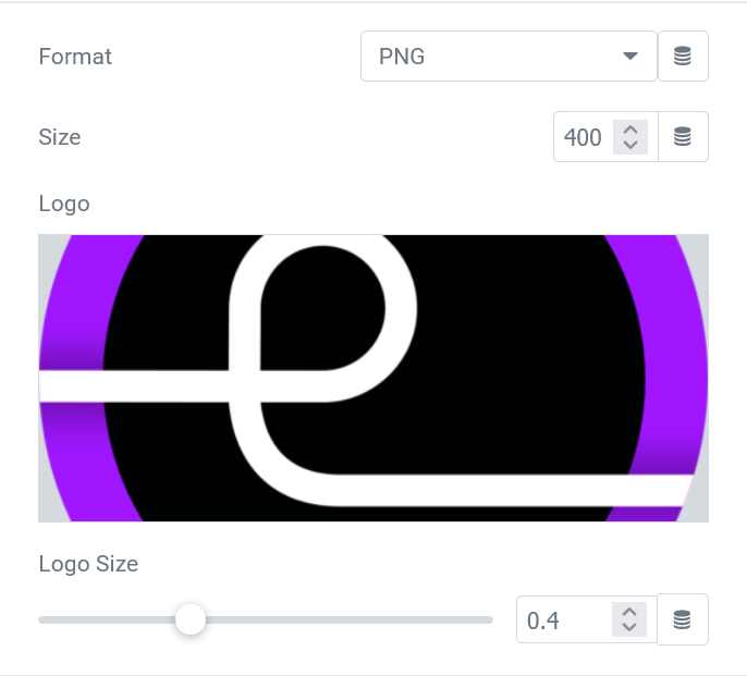 elementor qr code generator png